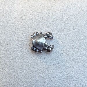 Trollbeads Retired Crab Bead TAGBE-20093 925S LAA Sterling Silver